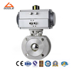 Pneumatic Actuated Forged Stainless Steel Wafer Type Ball Valve