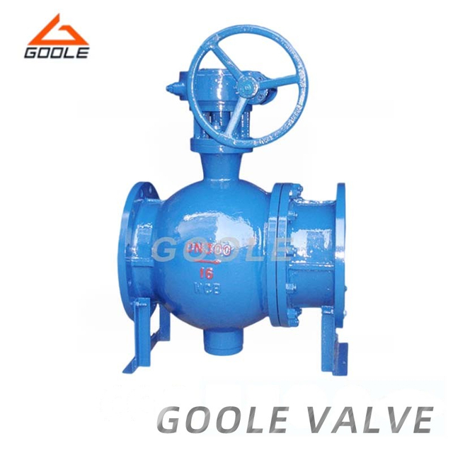 2PCS Forged Full Bore Flange Eccentric Semi-Spherical Ball Valve