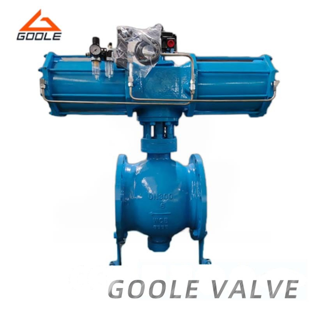 Pneumatic Actuated Top Entry Mounted Hemisphere Ball Valve