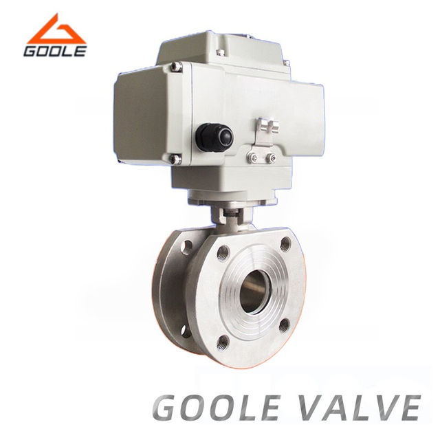 Electric Actuated Stainless Steel Thin Wafer Type Ball Valve