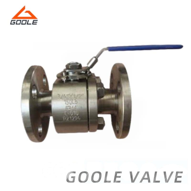 Forged Steel High Pressure Flanged Ends Ball Valve