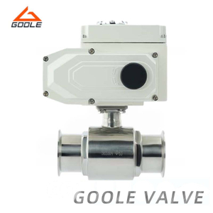 Electric Actuated Sanitary Quick Installation Ball Valve