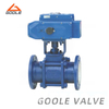 Electric Operated 3PCS Design Ceramic Lined Floating Ball Valve