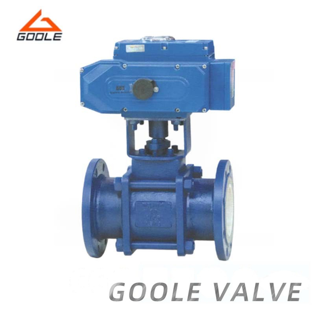Electric Operated 3PCS Ceramic Lined Floating Ball Valve