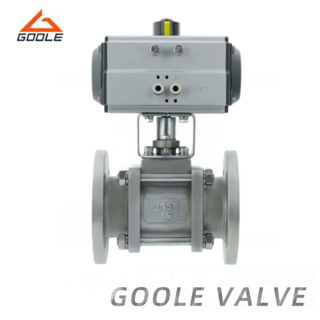 Pneumatic Actuated Ceramic Lined Floating Ball Valve