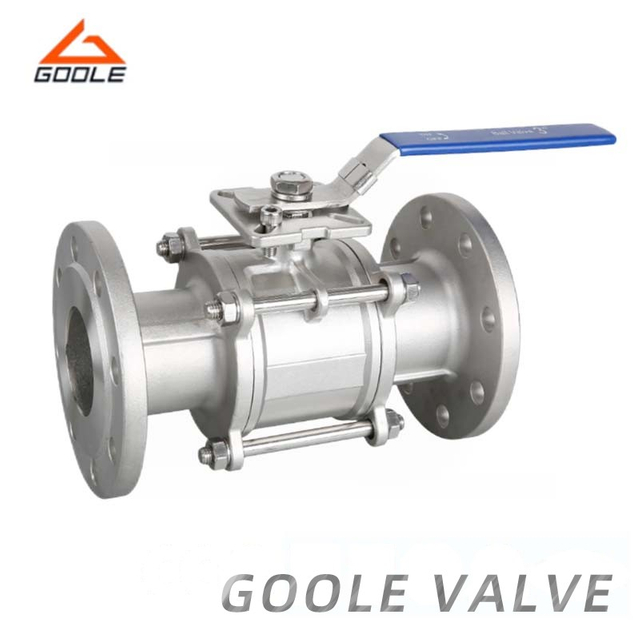 Tri-Clamp Forged Stainless Steel 3 Piece Ball Valve