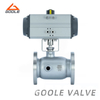 Pneumatic Integrated Body Flanged Insulation Jacketed Ball Valve