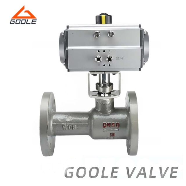 Pneumatic 1PC Integrated High Temperature Ball Valve