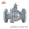 Flanged 2 PCS Cast Steel Floating Ball Valve
