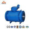 Three Pieces Cast Steel Trunnion Mounted Ball Valve
