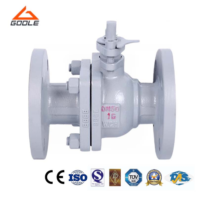2 PCS Cast Steel Floating Split Body Ball Valve