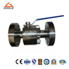 2PCS Forged Steel High Pressure Flanged Ends Ball Valve