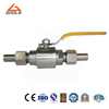 Stainless Steel High Pressure Movable Joint External Thread Gas Source Ball Valve