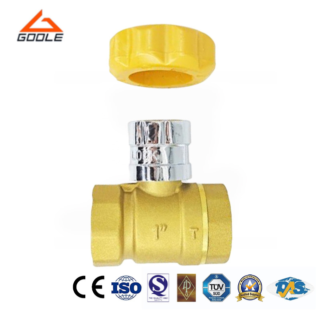 Brass 1 PC Magnetic Locking Ball Valve