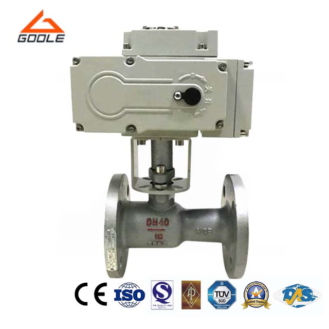 Electric 1PC Integrated Body High Temperature Ball Valve