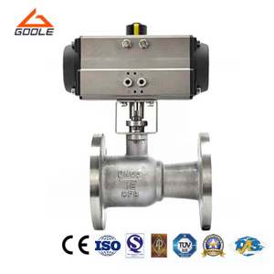 Pneumatic Handle Operated Integrated Body High Temperature Ball Valve