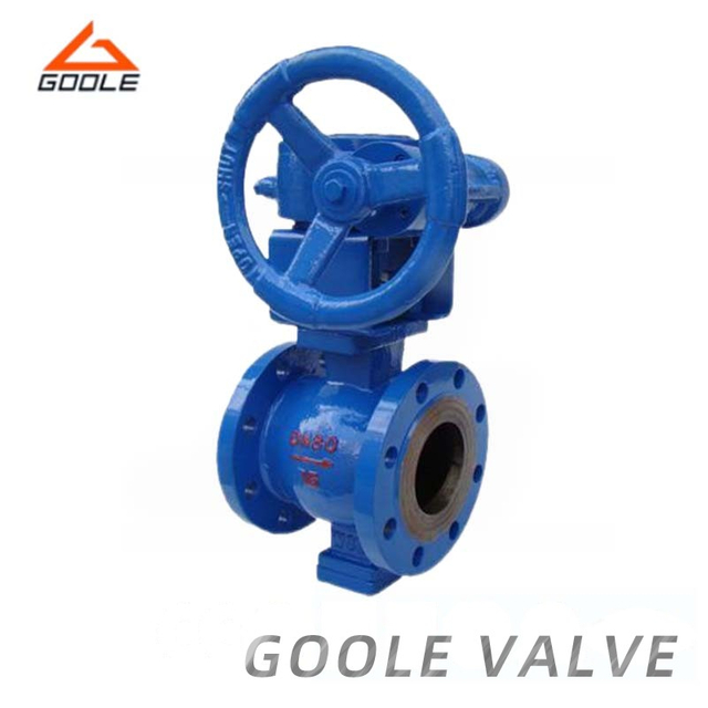 Forged Gear Operated Top Entry Eccentric Half Ball Valve