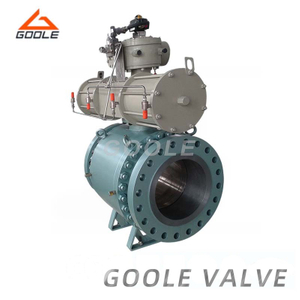 3PCS Pneumatic Actuated Forged Steel Ball Valve for Smooth Flow Management