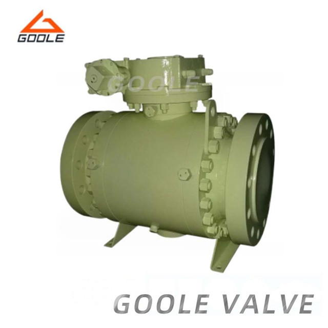900lb Forged Steel Metal Trunnion Ball Valve 