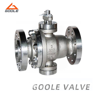 Cast Steel Flanged Fixed High Platform Ball Valve