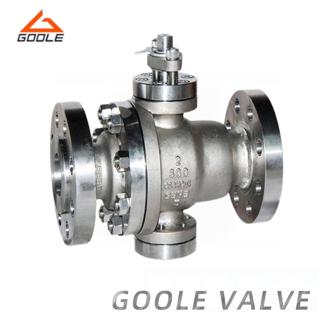 Cast Steel Flanged Semi-Spherical Fixed High Platform Ball Valve