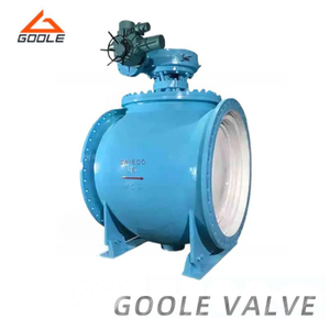 Electric Top Mounted Trunnion Ball Valve