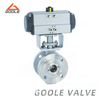 Pneumatic Actuated Forged Steel Flanged V Type Ball Valve