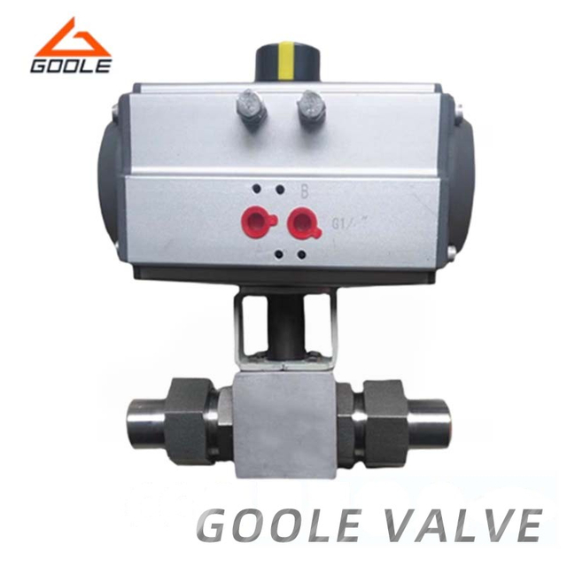Pneumatic Operated High Pressure Welded Ends Ball Valve