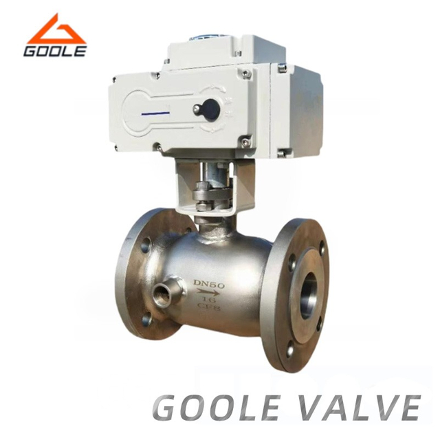 Electric Integrated Body Flanged Ends Insulation Ball Valve