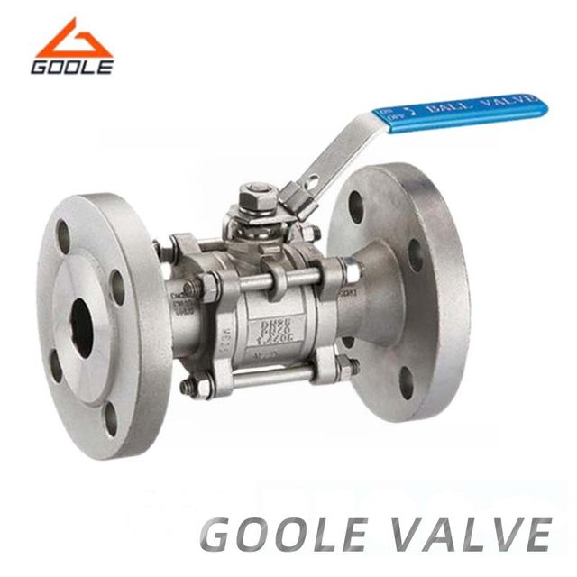 Three Piece Socket Weld Flanged Ball Valve