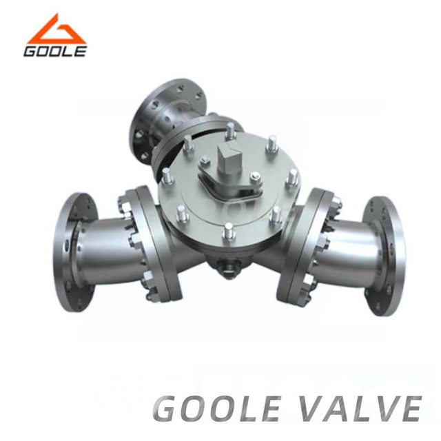Y Shaped Three Way Diverting Ball Valve