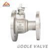Stainless Steel Flanged Ends Variable Diameter Tank Bottom Discharge Ball Valve