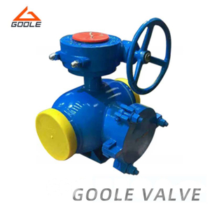 Gear Operated Fully Welded Strainer Ball Valve with Inner Strainer