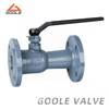 Handle Operated 1 PC Integrated Body High Temperature Ball Valve