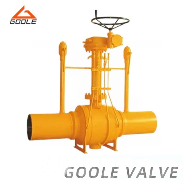 Reduced Port Discharging Type Underground Fully Welded Ball Valve