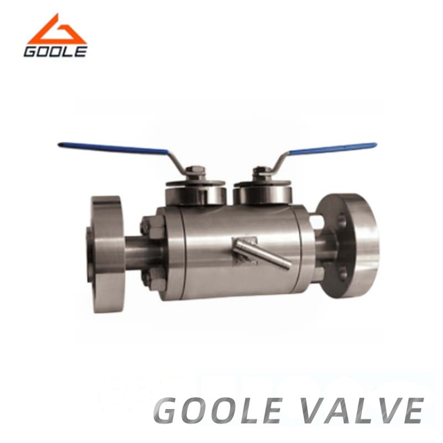 3-PC Trunnion Mounted DBB Ball Valve with Thread & Flange Connections