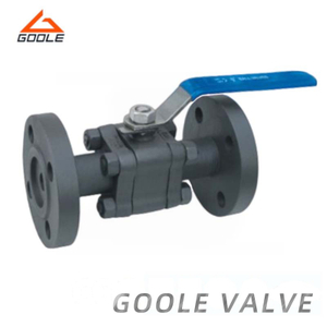 3PCS Carbon Steel Flanged Ends Floating Ball Valve