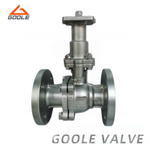 2PCS Flanged Cryogenic Ball Valve with Extended Stem