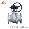 Cast Steel Gear Operated Flanged Floating Ball Valve