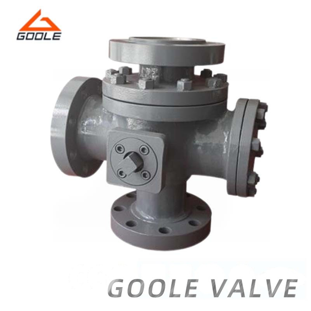 Forged Steel Four Way Multi Port Floating Ball Valve