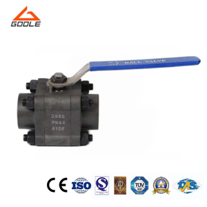 Three Piece High Pressure Forged Steel Ball Valve