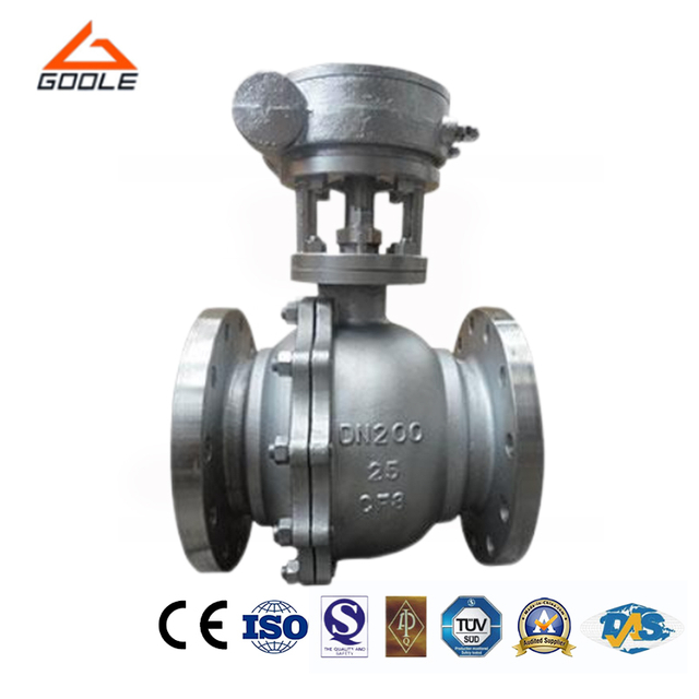 Cast Steel Split Body Flanged Floating Ball Valve