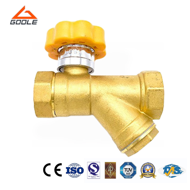 Brass Integrated Magnetic Locking Filter Ball Valve