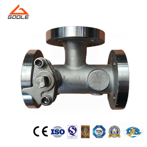 Forged Steel Flanged Ends Combination Three Way Ball Valve