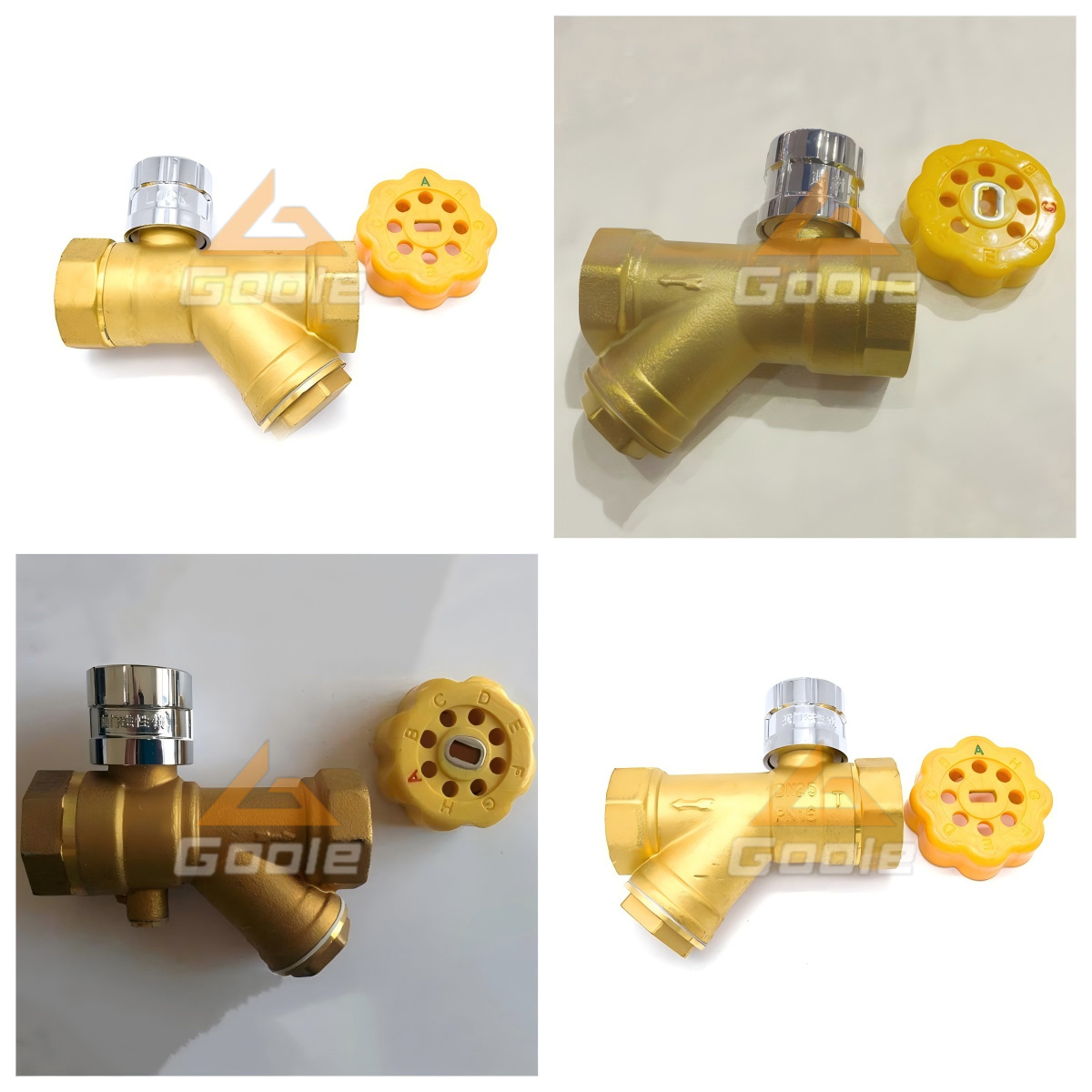 黄铜一体式磁性锁闭过滤器球阀