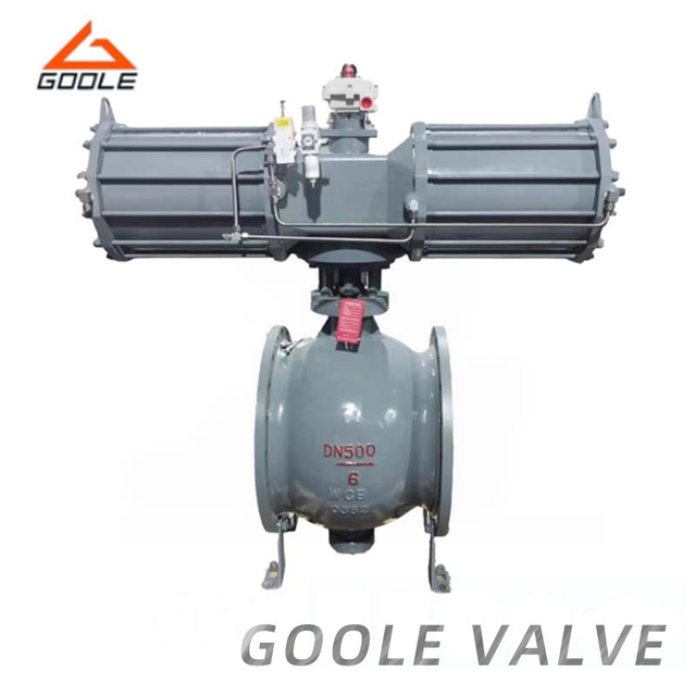 Pneumatic Actuated Top Entry Mounted Hemisphere Ball Valve