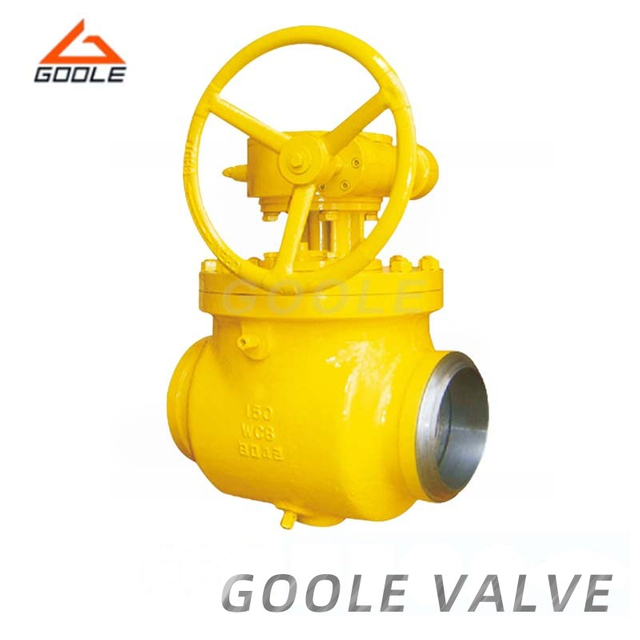 Gear Operated Forged Flanged Ends Top Entry Ball Valve