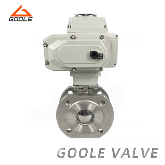 Electric Stainless Steel Thin Wafer Type Ball Valve