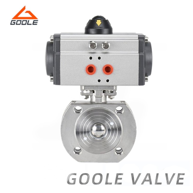 Pneumatic Forged Stainless Steel Wafer Type Ball Valve