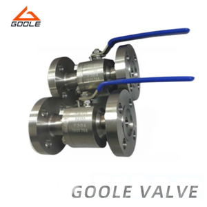 2PCS Forged Steel High Pressure Ball Valve